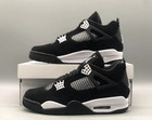 Jordan 4 Retro  white Thunder  Men s Size Mid Top Basketball Shoes
