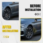 Gloss Black Fender Duct Trim Left right Side For 17-22 Bmw G30 5 Series 530i 20x