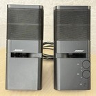 Bose Mediamate Computer Speakers Black Oem Power Supply Audio Cables Tested