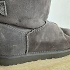 Ugg Australia Bailey Bow Winter Sheepskin Boots Womens 8 Usa Gray 1002954