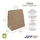 Brown Kraft Cargo Shopping Bag 15x11x17h - Twisted Handles - Eco-friendly