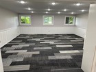 New Shaw Carpet Tile Planks Rectangles Mixed Gray Patterns Neutral 180 Sq Ft  