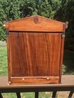 Mid Century Wall Cabinet Medicine Cabinet Bathroom Cabinet Teak Wood 19 X 17 X 6
