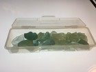 Genuine Beach    sea Glass    Collection For Arts  Crafts  Jewelry  Chimes Aqua  2