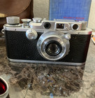 Vtg Lot Leica Drp Ernst Leitz Wetzlar Camera No  258846 W  Lens   Accessories