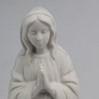 Vtg Praying Virgin Mary Madonna Night Light Porcelain On Metal Base