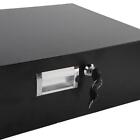 12u 2u 3u 4u 19  Rack Mount Plate Dj Drawer Equipment Cabinet Lockable With Key