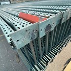 Interack Pallet Rack Upright Teardrop Style  round   Angular  192   h X 42   d  pre-