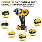 Cordless Impact Driver ratchet Wrench Power Tool Combo For Dewalt 20v Battery