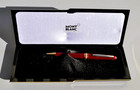 Montblanc Meisterstuck Gold Plated Burgundy Red Classique 164r Ballpoint Pen