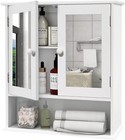 Medicine Cabinet  Medicine Cabinets For Bathroom With Mirror 2 Doors 3 Open S   