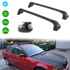 Fit Bmw 3-series E46 Sedan 1998-2005  Roof Rack Cross Bar Black Fix Points Pair