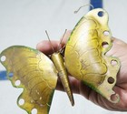 Vintage Brass Butterflies Wall Decor Mid Century Boho Brass Butterfly