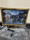 Vintage 1986 Heileman   s Old Style Beer Lighted Digital Clock Waterfall Sign- Nos