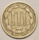 1881 3 Cent Nickel U s  Coin Nice Condition