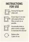 Large Bamboo Charcoal Air Purifying Bag  Deodorizing Freshener  1000g
