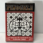 Pinochle Special 48 Card Deck Playing Cards Rare Design Hard To Find Brand New