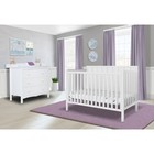 Sorelle Essex 4-in-1 Convertible Crib white Color
