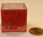 Rare Vintage Schiaparelli Shocking Micro-mini Perfume In Cube 1950 s Collectible