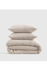 Quince European Linen Chambray Duvet Cover Full queen  Nwot No Shams