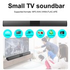 Surround Sound Bar 4 Speaker System Wireless Bt Subwoofer Tv Home Theater remote