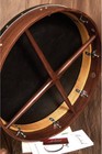 Roosebeck Tunable Bodhran Drum Cross-bar 18   Black Goat Skin - Red Cedar
