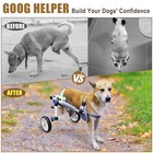Adjustable Dog Wheelchair For Dog With Disabled Hind Legs-white xxs Xslw Xs 
