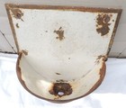 Antique Cast Iron Wall Mount Sink Basin Planter White Enamel Salvage Rustic  37