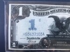 Nice Crisp Series Of 1899  1 Black Eagle Silver Certificate Bank Note