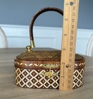 Thailand Yan Lipao Bag Purse - Thai Basket Weaving - Mirror Inside - Unique 