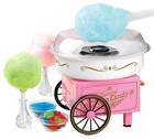 Vintage Cotton Candy Machine - Countertop Maker With 2 Reusable Cones   Sugar Sc