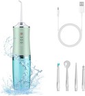 Portable Water Dental Flosser Oral Irrigator 4 Jet Tip 220ml 3 Modes Teeth Clean