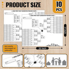 10 Pieces Blank Genealogy Charts Family Tree Charts To Fill In Pedigree Charts F