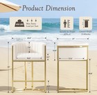 Brand New In Abox Only One Last Available 26 Inch Modern Bar Stool In Beige-gold