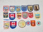 Lot Of 16 Vintage Europe  Canada New Orleans Greece Travel Souvenir Patches