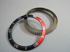 New Stainless Rotating Bezel With Blue red Insert Divers 6309-7040  7002-7001