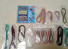 Lot Of  27 Packages Of Quilling Paper Strips And Book Various Size And Colors