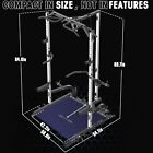 Power Cage Power Rack Squat Rack With Lat Pulldown For Home Gyms Without Weights