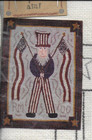 Primitive Rug Pattern Manley Sam I Am Patriotic Monk s Cloth Black Sheep Wool
