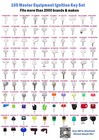 105 Heavy Construction Equipment Ignition Keys Set Cat Kubota Jcb Volvo Komatsu