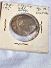 1914 -1915 French War Medal   Coin  1 4 Oz  Pure Silver  -  Super Rare 