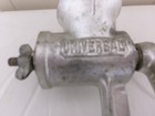 Vintage Universal No  2 Cast Iron Meat Grinder Hand Crank Clamp-on Made Usa
