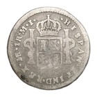 1783 Peru 1 Real Lima M i  Spanish Charles Iii Silver Colonial Scarce Coin Km 75