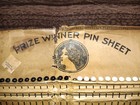 Antique Glass Head Pins Sheet  yours For Snaps  Brand Germany