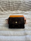 Louis Vuitton Monogram Brown gold Rosalie Wallet