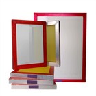 6pcs 23  X 31  Aluminum Screen Printing Screens Frame With 230 Yellow Mesh Count