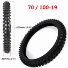 70 100-19 Front Dirt Bike Tire Set For Honda Cr85r Crf110f Kx100