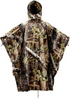 Camouflage Hooded Rain Poncho Waterproof Camo Hunting Hiking Camping Gear