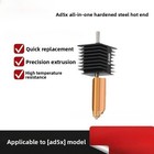 Hotend Kit For Flashforge Ad5x 0 25 0 4 0 6 0 8mm Hardened Nozzle