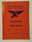 Ww2 Germany  Sports Id Card 